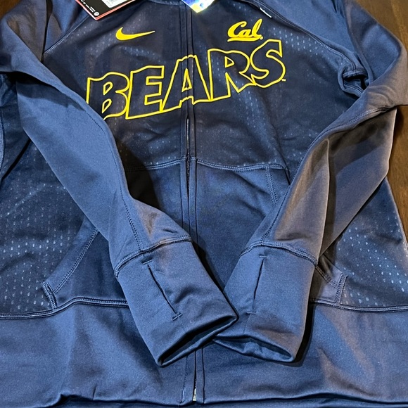 2015 WOMENS NIKE THERMA-FIT CAL CALIFORNIA BERKELEY BEARS KO ZIP HOODIE SZ SMALL - Picture 9 of 11